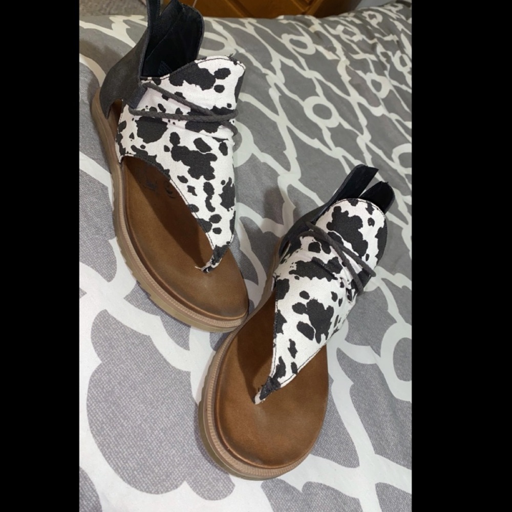 Cow Print Shoes